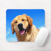 Portrait eines Goldenen Retriever Mousepad (Mit Mouse)