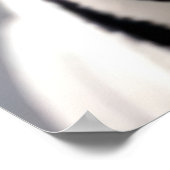 Portrait eines Hundes mit Zebrastreifen | Art der  Poster (Ecke)