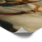 Portrait eines Jacks Russel Terrier | Carl Reicher Poster (Ecke)