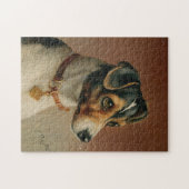 Portrait eines Jacks Russel Terrier | Carl Reicher Puzzle (Horizontal)