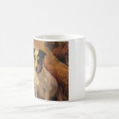 Portrait eines Jacks Russell Dog (Tierart) Kaffeetasse (VorderseiteRechts)