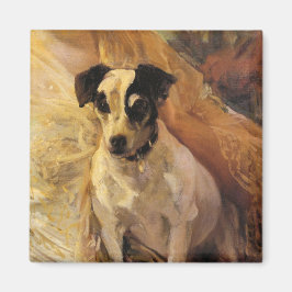 Portrait eines Jacks Russell Dog (Tierart) Magnet