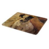 Portrait eines Jacks Russell Dog (Tierart) Schneidebrett (Ecke)