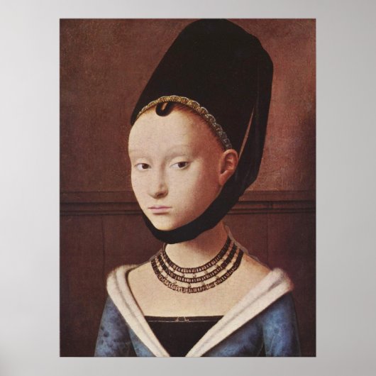 Portrait eines jungen Girl Poster (Vorne)