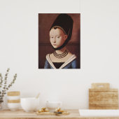 Portrait eines jungen Girl Poster (Küche)