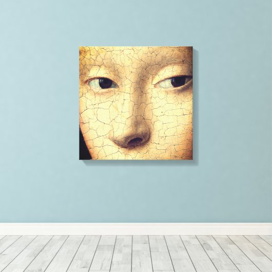 Portrait eines jungen Mädchens (Detail) Leinwanddruck (Insitu (Holzboden))