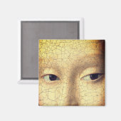 Portrait eines jungen Mädchens (Detail) Magnet (Vorderseite/Rückseite)