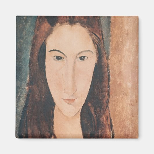 Portrait eines jungen Mädchens Magnet (Vorne)