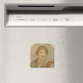 Portrait eines jungen Mädchens Magnet (In Situ (Geschirrspüler))