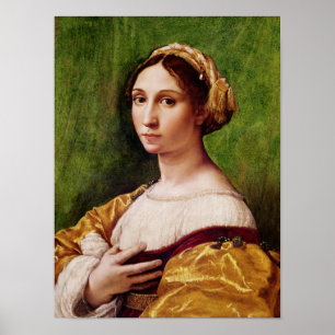 Portrait eines jungen Mädchens Poster