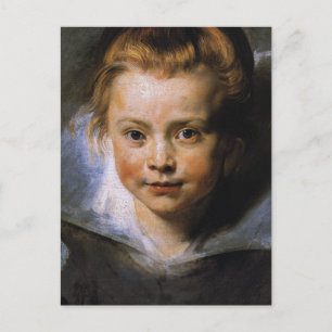 Portrait eines jungen Mädchens Postkarte
