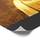 Portrait eines jungen Mädchens von Rembrandt Harme Poster (Ecke)