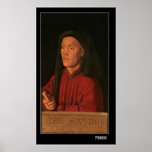 Portrait eines jungen Mannes, 1432 Poster