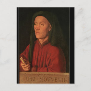 Portrait eines jungen Mannes, 1432 Postkarte