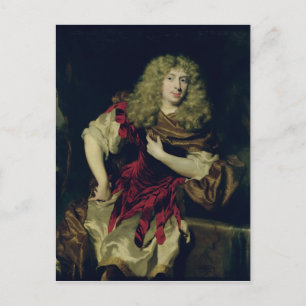 Portrait eines jungen Mannes, 1676 Postkarte