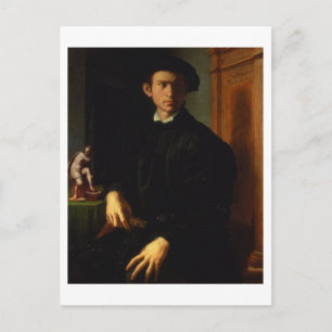 Portrait eines jungen Mannes, c.1532-40 (Öl auf Ta Postkarte