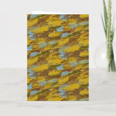 Portrait eines jungen Mannes mit Cornflower, Van G Karte (Rückseite)