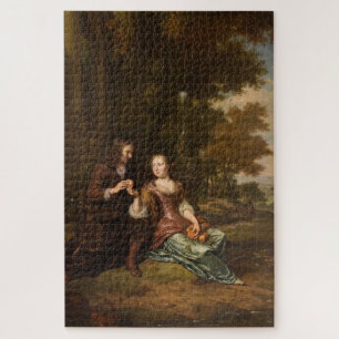 Portrait eines jungen Mannes (Vintage niederländis Puzzle