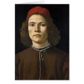 Portrait eines jungen Mannes von Botticelli (Vorne)