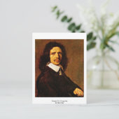 Portrait eines jungen Mannes von Hals Frans Postkarte (Stehend Vorderseite)