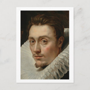 Portrait eines jungen Mannes von Rubens Postkarte