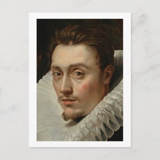 Portrait eines jungen Mannes von Rubens Postkarte (Vorderseite)