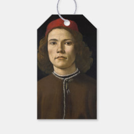 Portrait eines jungen Mannes (von Sandro Botticell Geschenkanhänger