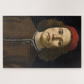 Portrait eines jungen Mannes (von Sandro Botticell Puzzle (Horizontal)
