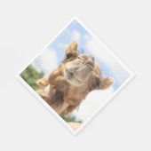 Portrait eines Kamels Serviette (Ecke)