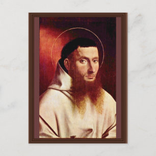 Portrait eines Kartäusers von Christus Petrus Postkarte