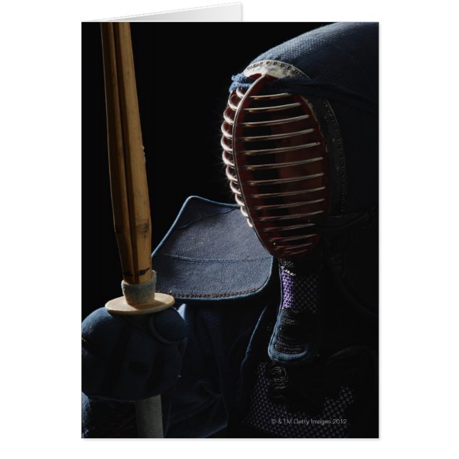 Portrait eines Kendo Fencer 6 (Vorne)