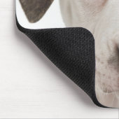 Portrait eines kleinen Welpen Mousepad (Ecke)