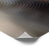 Portrait eines Königs Charles Cavalier Spaniel Poster (Ecke)