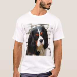 Portrait eines Königs Charles Cavalier Spaniel T-Shirt