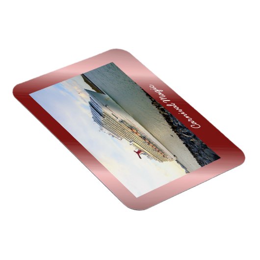 Portrait eines Kreuzfahrtschiffs Magnet (Rechte Seite)