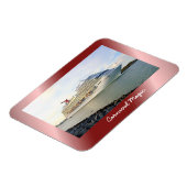 Portrait eines Kreuzfahrtschiffs Magnet (Linke Seite)