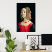 Portrait eines Mädchens, c.1490 Poster (Heimbüro)