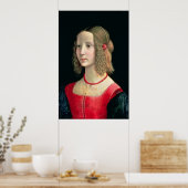 Portrait eines Mädchens, c.1490 Poster (Küche)