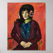 Portrait eines Mädchens | Henry Lyman Saően Poster (Vorne)