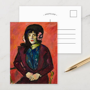 Portrait eines Mädchens   Henry Lyman Saően Postkarte