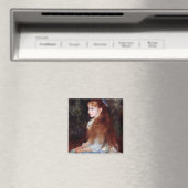 Portrait eines Mädchens mit blauem Band, Renoir Magnet (In Situ (Geschirrspüler))