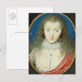 Portrait eines Mädchens Postkarte (Vorne/Hinten)