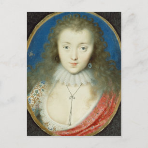 Portrait eines Mädchens Postkarte