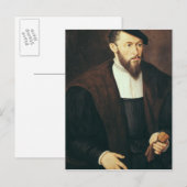 Portrait eines Mannes, 1549 Postkarte (Vorne/Hinten)
