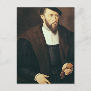 Portrait eines Mannes, 1549 Postkarte
