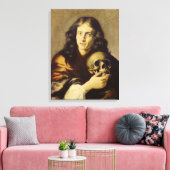 Portrait eines Mannes 2 Leinwanddruck (Insitu (Wohnzimmer))