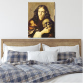 Portrait eines Mannes 2 Leinwanddruck (Insitu (Schlafzimmer))