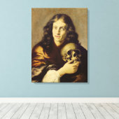 Portrait eines Mannes 2 Leinwanddruck (Insitu (Holzboden))