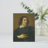 Portrait eines Mannes 2 Postkarte (Stehend Vorderseite)