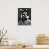 Portrait eines Mannes aus Neuseeland Poster (Küche)